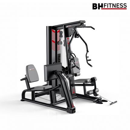 BH G128 Indar Press 雙站重訓機｜內建獨立腿推，商用級全方位居家健身房