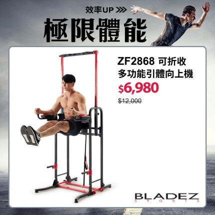 【BLADEZ】ZF2868 可折收多功能引體向上機