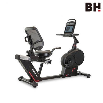 BH H655TFT XTR 斜躺式健身車｜10吋多媒體大螢幕＋Zwift連線，低跨步頂級舒適