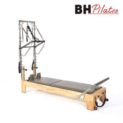 【BH】RP-006A 經典橡木半高架床｜核心床+塔架二合一，全方位皮拉提斯訓練