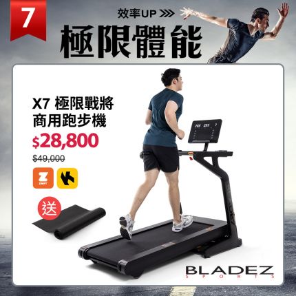 【BLADEZ】X7極限戰將商用跑步機